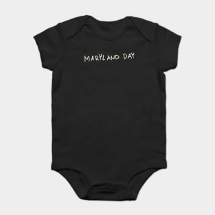 Maryland Day Baby Bodysuit